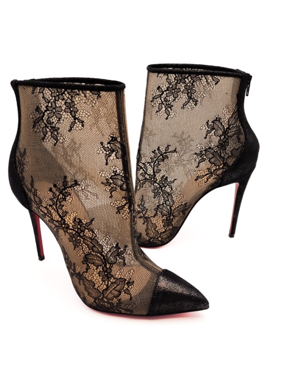 Christian Louboutin GypsyBootie Black Lace